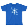 skull snowflakes alternative christmas jumper Toddler T-shirt