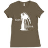 don not blink Ladies Fitted T-Shirt
