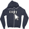 Copy Paste Matching Zipper Hoodie