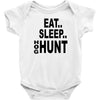 eat sleep hog hunt Baby Bodysuit