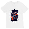 make games not war V-Neck Tee