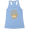 make coffee not war Racerback Tank