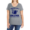 drunk as a skunk Ladies Curvy T-Shirt