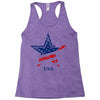 usa star Racerback Tank