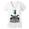 I Am Cat Actually In A Very Commited Relationship Women's V-Neck T-Shirt