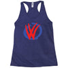 mod vw volkswagen dub logo Racerback Tank
