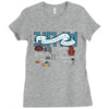 my upside down life Ladies Fitted T-Shirt