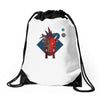 red xiii Drawstring Bags