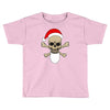 santa skull and crossbones Toddler T-shirt