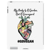 my body is a garden, not a graveyard iPad 3 and 4 Case