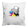 printer Throw Pillow