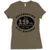 Funny 40th Birthday Ladies Fitted T-Shirt