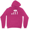 banksy funny human evolution indie Unisex Hoodie