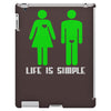 life is simple funny iPad 3 and 4 Case
