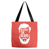 respect the beard Tote Bags