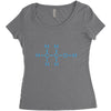 amazing alcohol molecule Women's Triblend Scoop T-shirt