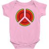watermelon peace sign Baby Onesie