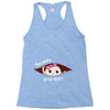 April Peeking Out Baby Girl in Spanish Racerback Tank