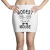 modest mouse rock band black hooded sweatshirt Mini Skirts