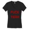 fuck yeah Women's V-Neck T-Shirt