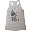 trick or treat halloween Racerback Tank