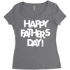 happy father&rsquo;s day 2 Women's Triblend Scoop T-shirt