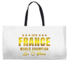 World Champion France 2018 Les Blues Weekender Totes