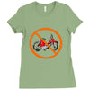 no moped Ladies Fitted T-Shirt