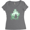the adventure begins Women's Triblend Scoop T-shirt