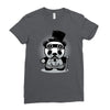 steampunk panda Ladies Fitted T-Shirt