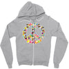 peace Zipper Hoodie