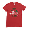 Daddy's Hiking Buddy Ladies Fitted T-Shirt