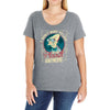 on this plane Ladies Curvy T-Shirt