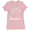 l homme parfait est barbu Ladies Fitted T-Shirt