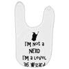 not a nerd (2) Baby Bibs