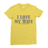 i love it when my wife let's me play golf Ladies Fitted T-Shirt