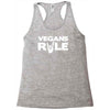 vegans rule Racerback Tank