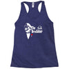 mario nintendo, super, retro, nerd, der pate, godfather, fun Racerback Tank