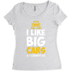 i like big monster cars Women's Triblend Scoop T-shirt