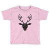 poly deer black Toddler T-shirt