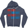 one shift two shift red shift blue shift Zipper Hoodie
