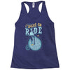 i want to ride my bike Racerback Tank