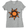 summer sun Ladies Fitted T-Shirt