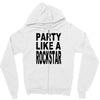 funny t shirt party like a rockstar tee hilarious shirt Zipper Hoodie