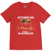 september girl is a perfect combination of princess and warrior V-Neck Tee
