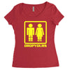 drop yours Women's Triblend Scoop T-shirt