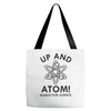 up and atom Tote Bags