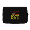 awesome since november 1970 Laptop sleeve