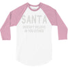 santa doesn't believe in you either 3/4 Sleeve Shirt