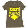 ossi  fdj ddr fun Ladies Fitted T-Shirt